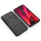 RMPACK Xiaomi Mi 9T Mi 9T Pro 2in1 Tok Ütésálló - Kitámasztható TPU Hybrid Fekete