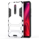 RMPACK Xiaomi Mi 9T Mi 9T Pro 2in1 Tok Ütésálló - Kitámasztható TPU Hybrid Ezüst