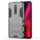 RMPACK Xiaomi Mi 9T Mi 9T Pro 2in1 Tok Ütésálló - Kitámasztható TPU Hybrid Szürke