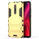 RMPACK Xiaomi Mi 9T Mi 9T Pro 2in1 Tok Ütésálló - Kitámasztható TPU Hybrid Arany