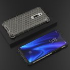 RMPACK Xiaomi Mi 9T Mi 9T Pro Shock-Proof Szilikon Tok Ütésálló Kivitel Honeycomb Style Fekete