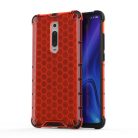 RMPACK Xiaomi Mi 9T Mi 9T Pro Shock-Proof Szilikon Tok Ütésálló Kivitel Honeycomb Style Piros