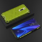 RMPACK Xiaomi Mi 9T Mi 9T Pro Shock-Proof Szilikon Tok Ütésálló Kivitel Honeycomb Style Zöld