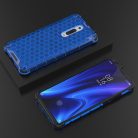 RMPACK Xiaomi Mi 9T Mi 9T Pro Shock-Proof Szilikon Tok Ütésálló Kivitel Honeycomb Style Kék