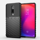 RMPACK Xiaomi Mi 9T Mi 9T Pro Szilikon Tok Twill Ütésálló Thunder Series Kivitel Fekete