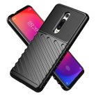 RMPACK Xiaomi Mi 9T Mi 9T Pro Szilikon Tok Twill Ütésálló Thunder Series Kivitel Fekete