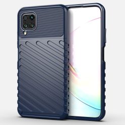   RMPACK Huawei P40 Lite Szilikon Tok Twill Ütésálló Thunder Series Kivitel Sötétkék