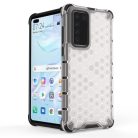 RMPACK Huawei P40 Shock-Proof Szilikon Tok Ütésálló Kivitel Honeycomb Style Áttetsző