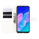 RMPACK Huawei P40 Lite E Notesz Tok Business Series Kitámasztható Bankkártyatartóval Fehér