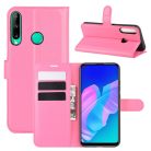 RMPACK Huawei P40 Lite E Notesz Tok Business Series Kitámasztható Bankkártyatartóval Pink