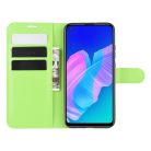 RMPACK Huawei P40 Lite E Notesz Tok Business Series Kitámasztható Bankkártyatartóval Zöld