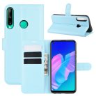 RMPACK Huawei P40 Lite E Notesz Tok Business Series Kitámasztható Bankkártyatartóval Világoskék