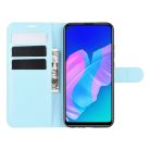 RMPACK Huawei P40 Lite E Notesz Tok Business Series Kitámasztható Bankkártyatartóval Világoskék