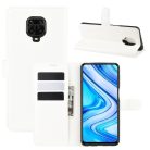 RMPACK Xiaomi Redmi Note 9S / Note 9 Pro Notesz Tok Business Series Kitámasztható Bankkártyatartóval Fehér