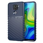 RMPACK Xiaomi Redmi Note 9 Szilikon Tok Twill Ütésálló Thunder Series Kivitel Sötétkék