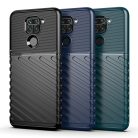 RMPACK Xiaomi Redmi Note 9 Szilikon Tok Twill Ütésálló Thunder Series Kivitel Sötétkék