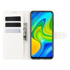 RMPACK Xiaomi Redmi Note 9 Notesz Tok Business Series Kitámasztható Bankkártyatartóval Fehér