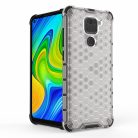 RMPACK Xiaomi Redmi Note 9 Shock-Proof Szilikon Tok Ütésálló Kivitel Honeycomb Style Áttetsző