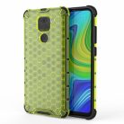 RMPACK Xiaomi Redmi Note 9 Shock-Proof Szilikon Tok Ütésálló Kivitel Honeycomb Style Zöld