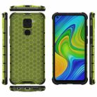 RMPACK Xiaomi Redmi Note 9 Shock-Proof Szilikon Tok Ütésálló Kivitel Honeycomb Style Zöld