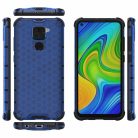 RMPACK Xiaomi Redmi Note 9 Shock-Proof Szilikon Tok Ütésálló Kivitel Honeycomb Style Kék