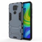 RMPACK Xiaomi Redmi Note 9 2in1 Tok Ütésálló - Kitámasztható TPU Hybrid Sötétkék