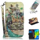 RMPACK Xiaomi Redmi Note 9 Tok Bankkártyatartóval Notesz Mintás Kitámasztható -RMPACK- Life&Dreams LD08