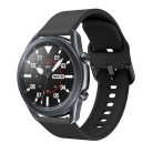 RMPACK Samsung Galaxy Watch 3 45mm Óraszíj Pótszíj Okosóra Szíj Szilikon Nature Fekete