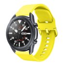 RMPACK Samsung Galaxy Watch 3 45mm Óraszíj Pótszíj Okosóra Szíj Szilikon Nature Sárga