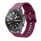 RMPACK Samsung Galaxy Watch 3 45mm Óraszíj Pótszíj Okosóra Szíj Szilikon Nature Lila