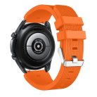 RMPACK Samsung Galaxy Watch 3 45mm Pótszíj Okosóra Szíj Óraszíj Szilikon Sport Style Narancssárga