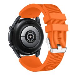   RMPACK Samsung Galaxy Watch 3 45mm Pótszíj Okosóra Szíj Óraszíj Szilikon Sport Style Narancssárga