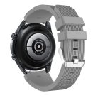 RMPACK Samsung Galaxy Watch 3 45mm Pótszíj Okosóra Szíj Óraszíj Szilikon Sport Style Szürke