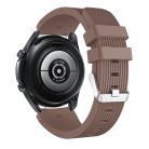 RMPACK Samsung Galaxy Watch 3 45mm Pótszíj Okosóra Szíj Óraszíj Szilikon Sport Style Barna