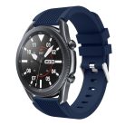 RMPACK Samsung Galaxy Watch 3 45mm Pótszíj Okosóra Szíj Óraszíj Szilikon Sport Style Sötétkék