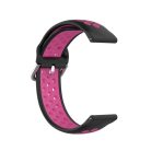 RMPACK Samsung Galaxy Watch 3 45mm Okosóra Szíj Pótszíj Óraszíj Hollow Style Fekete/Pink