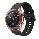 RMPACK Samsung Galaxy Watch 3 41mm Óraszíj Pótszíj Okosóra Szíj Szilikon Nature Fekete