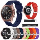 RMPACK Samsung Galaxy Watch 3 41mm Pótszíj Okosóra Szíj Óraszíj Szilikon Sport Style Fekete