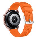 RMPACK Samsung Galaxy Watch 3 41mm Pótszíj Okosóra Szíj Óraszíj Szilikon Sport Style Narancssárga