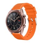 RMPACK Samsung Galaxy Watch 3 41mm Pótszíj Okosóra Szíj Óraszíj Szilikon Sport Style Narancssárga