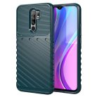 RMPACK Xiaomi Redmi 9 Szilikon Tok Twill Ütésálló Thunder Series Kivitel Zöld