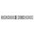 RMPACK Samsung Galaxy Watch 3 41mm Fémszíj Pótszíj Óraszíj Ezüst