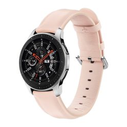   RMPACK Huawei Watch GT GT2 GT 2e Óraszíj Pótszíj 22mm Bőrszíj Style QU Rózsaszín