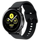 RMPACK Huawei Watch GT2e GT GT2 46mm Pótszíj Óraszíj Szilikon Szíj Elegant Series Fekete