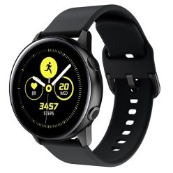   RMPACK Huawei Watch GT2e GT GT2 46mm Pótszíj Óraszíj Szilikon Szíj Elegant Series Fekete