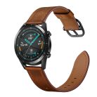 RMPACK Huawei Watch GT GT2 GT 2e Watch Magic Pótszíj Bőr Szíj Óraszíj Sötétbarna