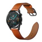 RMPACK Huawei Watch GT GT2 GT 2e Watch Magic Pótszíj Bőr Szíj Óraszíj Barna