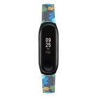 RMPACK Xiaomi Mi Band 5 Pótszíj Bőrszíj - Óraszíj Mintás Flowers A05