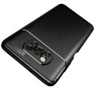 RMPACK Xiaomi Poco X3 Tok Szilikon TPU Carbon Fiber - Karbon Minta Fekete