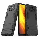 RMPACK Xiaomi Poco X3 Tok 2in1 Ütésálló - Kitámasztható TPU Hybrid Fekete